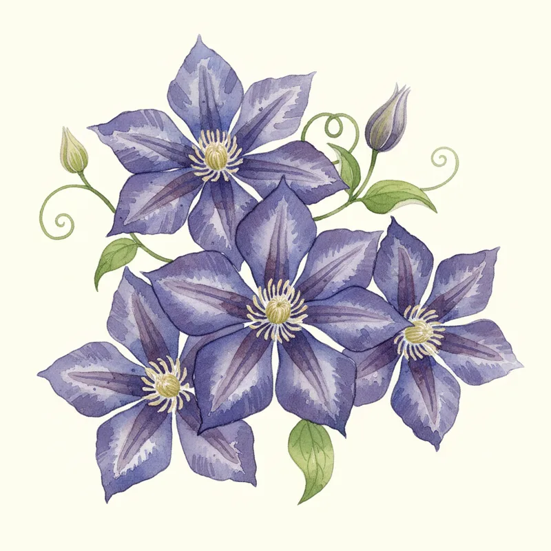 Jackmanii Clematis