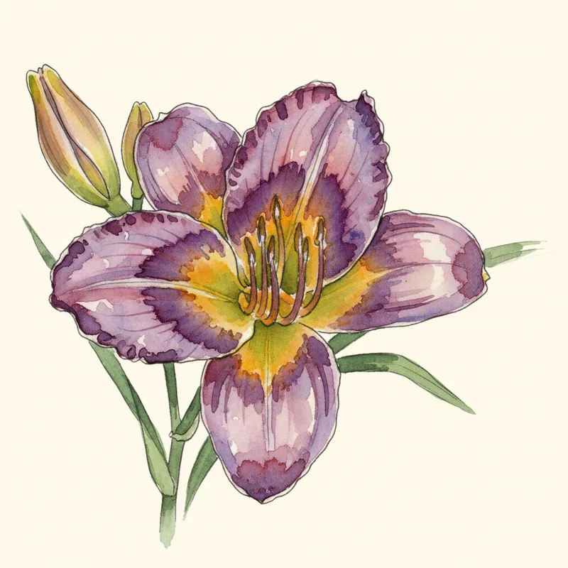 Purple de Oro Daylily