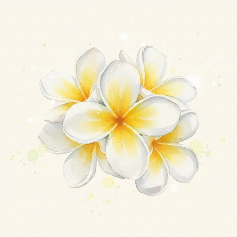 White Plumeria
