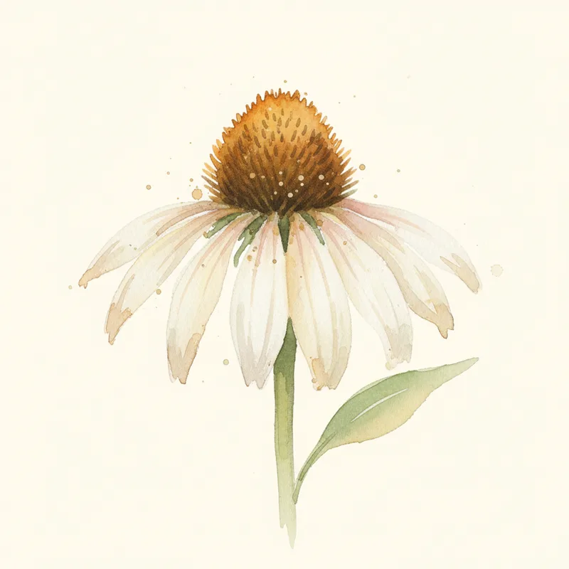 White Swan Coneflower